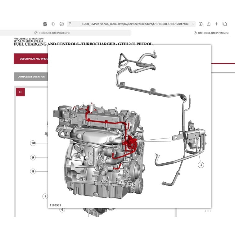 JAGUAR XE X760 (2015-2023) SERVICE WORKSHOP MANUAL