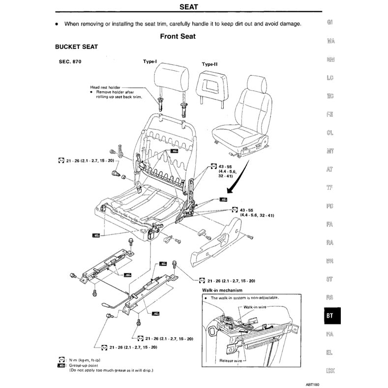 NISSAN PICKUP D21 (1985-1997) SERVICE WORKSHOP MANUAL