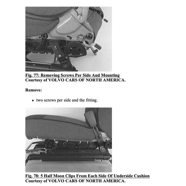 VOLVO S60 (2001-2009) SERVICE WORKSHOP MANUAL