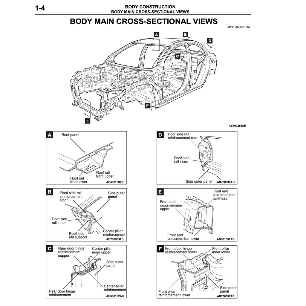 MITSUBISHI LANCER EVO X (2008-2102) SERVICE WORKSHOP MANUAL