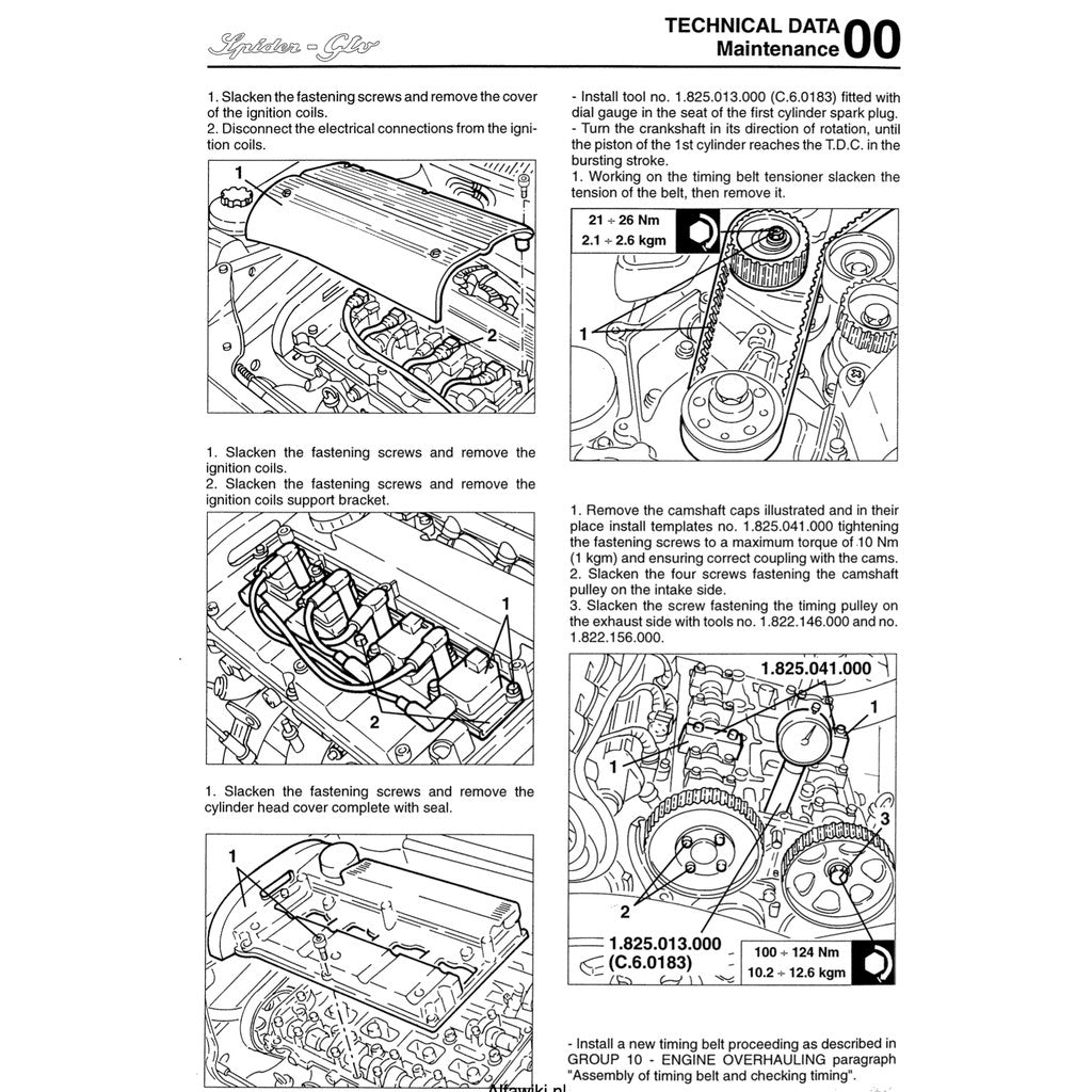 ALFA ROMEO 164 (1987-1998) SERVICE WORKSHOP MANUAL