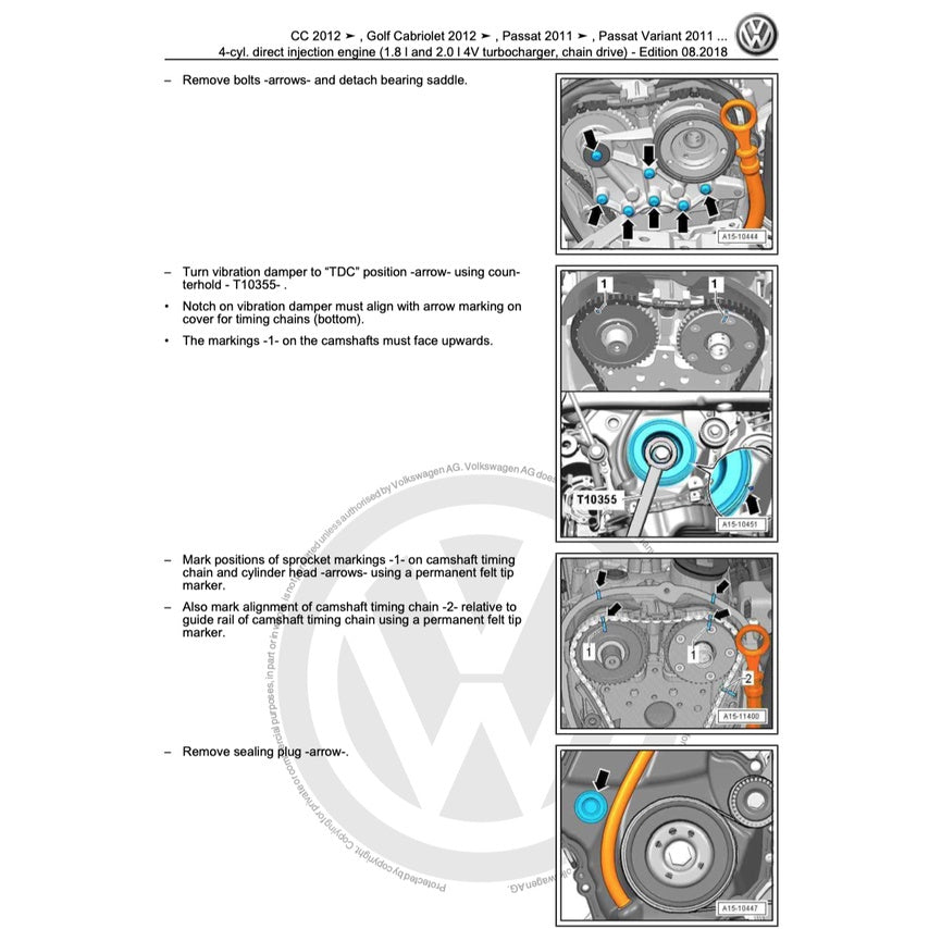 VW SHARAN 7N (2011-2020) SERVICE WORKSHOP MANUAL