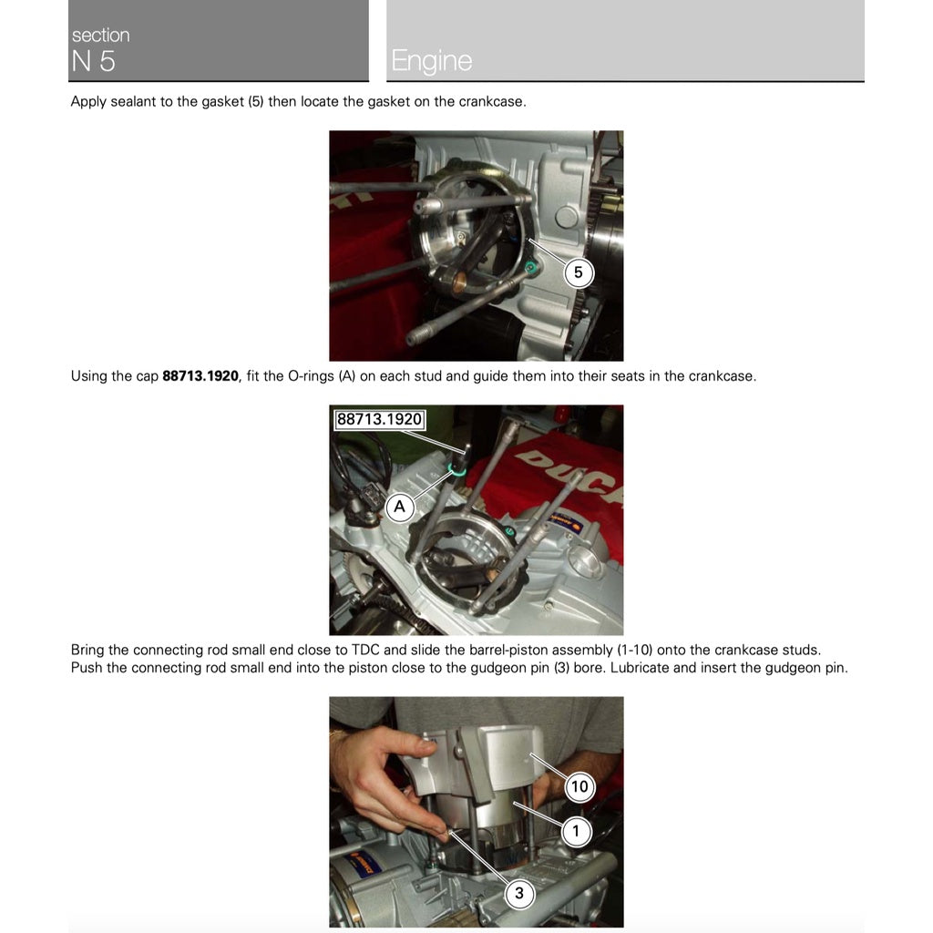 DUCATI 1098 (2007-2009) SERVICE WORKSHOP MANUAL + PARTS CATALOGUE