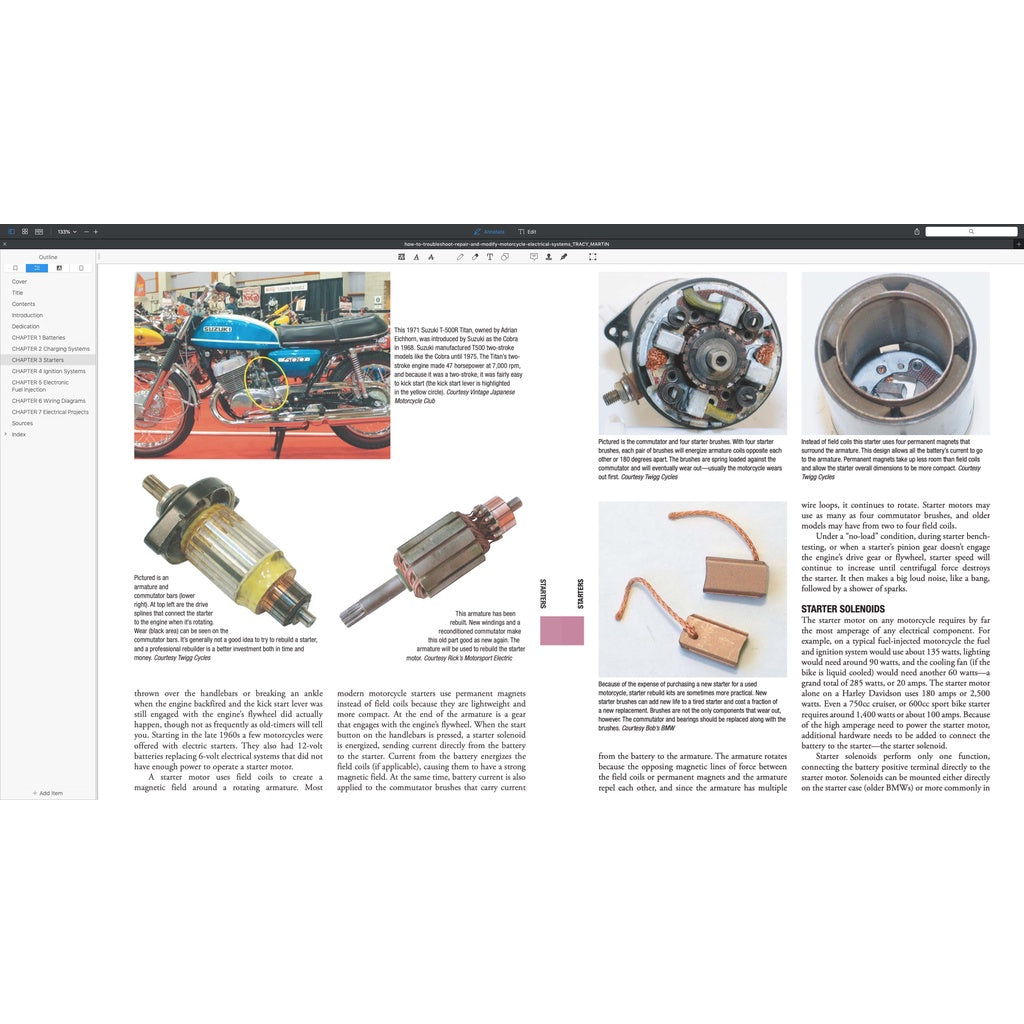 HOW TO TROUBLESHOOT, REPAIR, MODIFY MOTORCYCLE ELECTRICAL SYSTEM (2014) - TRACY MARTN