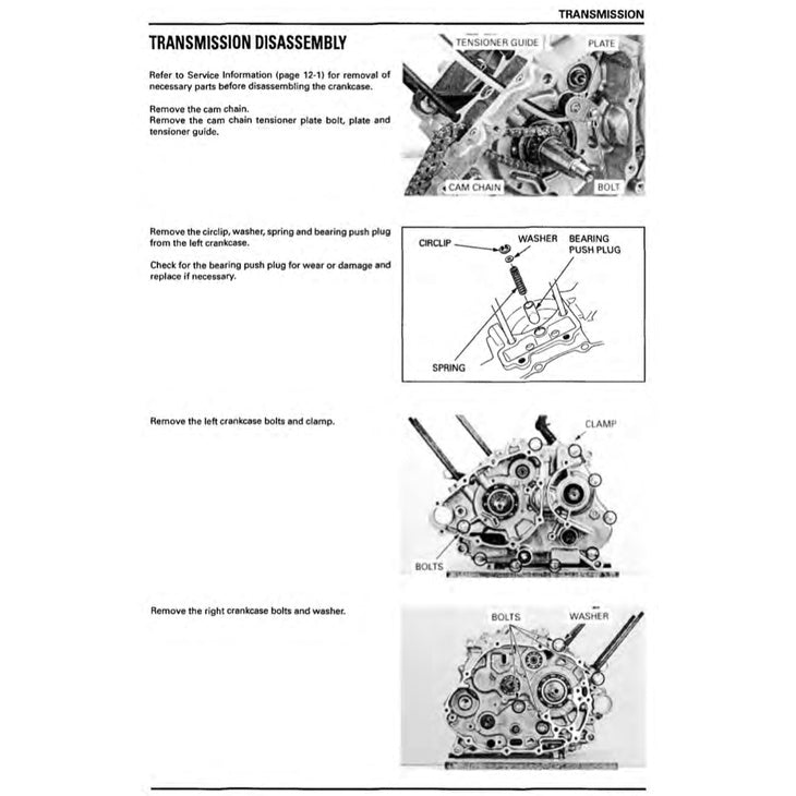 HONDA CBR150R (2002-2012) SERVICE WORKSHOP MANUAL + PARTS CATALOGUE + OWNER'S MANUAL