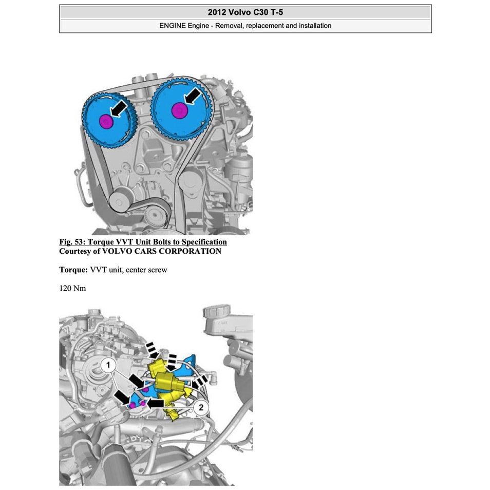 VOLVO C30 (2007-2013) SERVICE WORKSHOP MANUAL