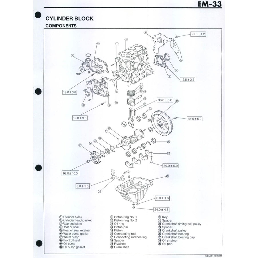 PERODUA KENARI L901 (2000-2009) SERVICE WORKSHOP MANUAL