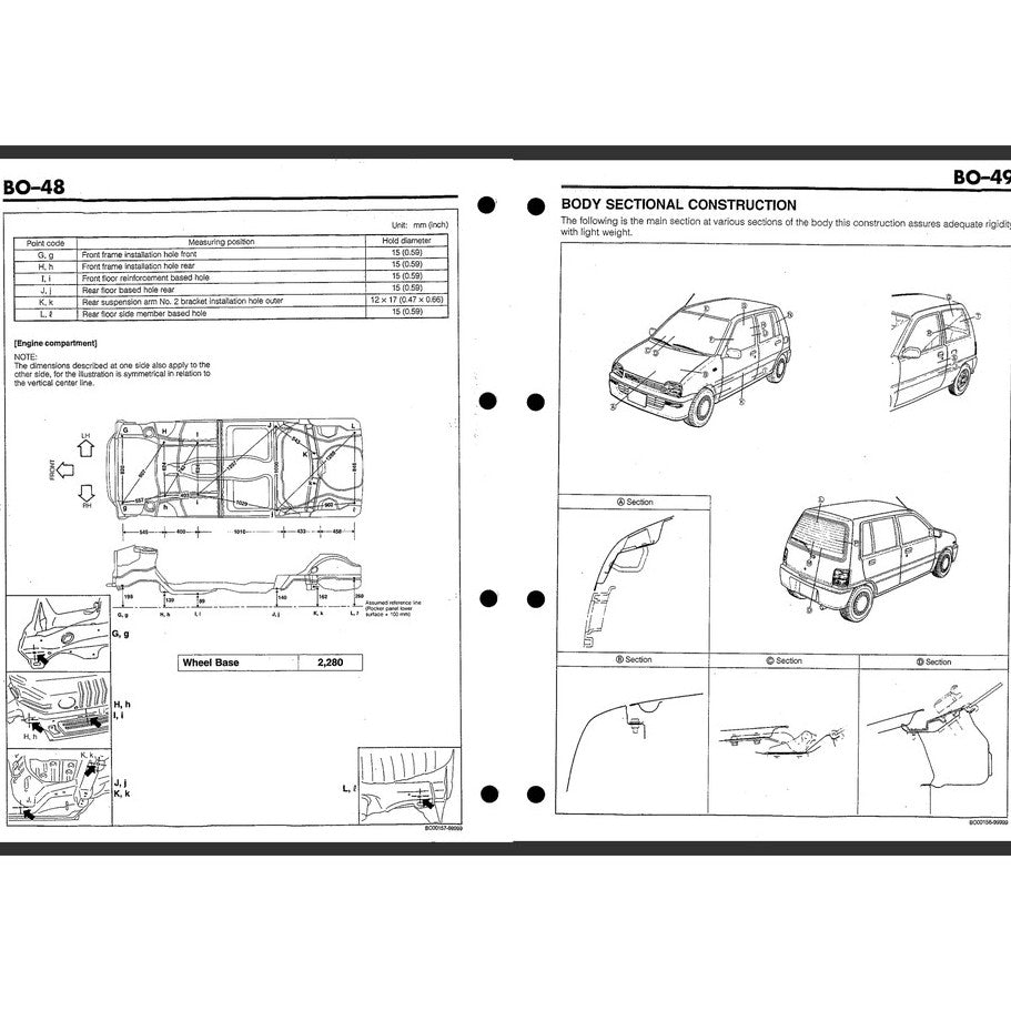 PERODUA KANCIL MKI (1990-2001) SERVICE WORKSHOP MANUAL