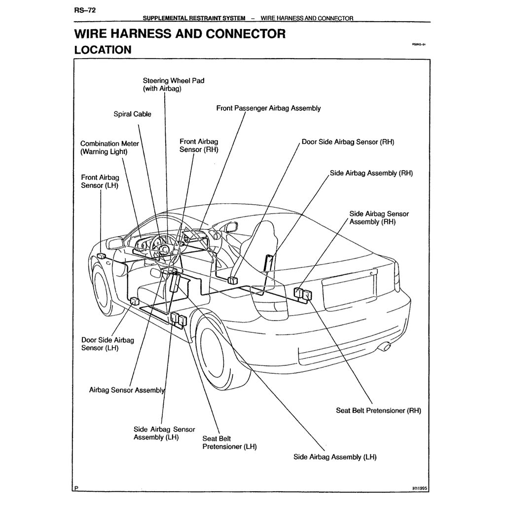 TOYOTA CELICA 2000 T230 (1999-2006) SERVICE WORKSHOP MANUAL
