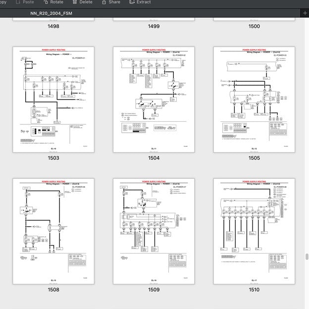 NISSAN TERRANO II (1993-2005) SERVICE WORKSHOP MANUAL