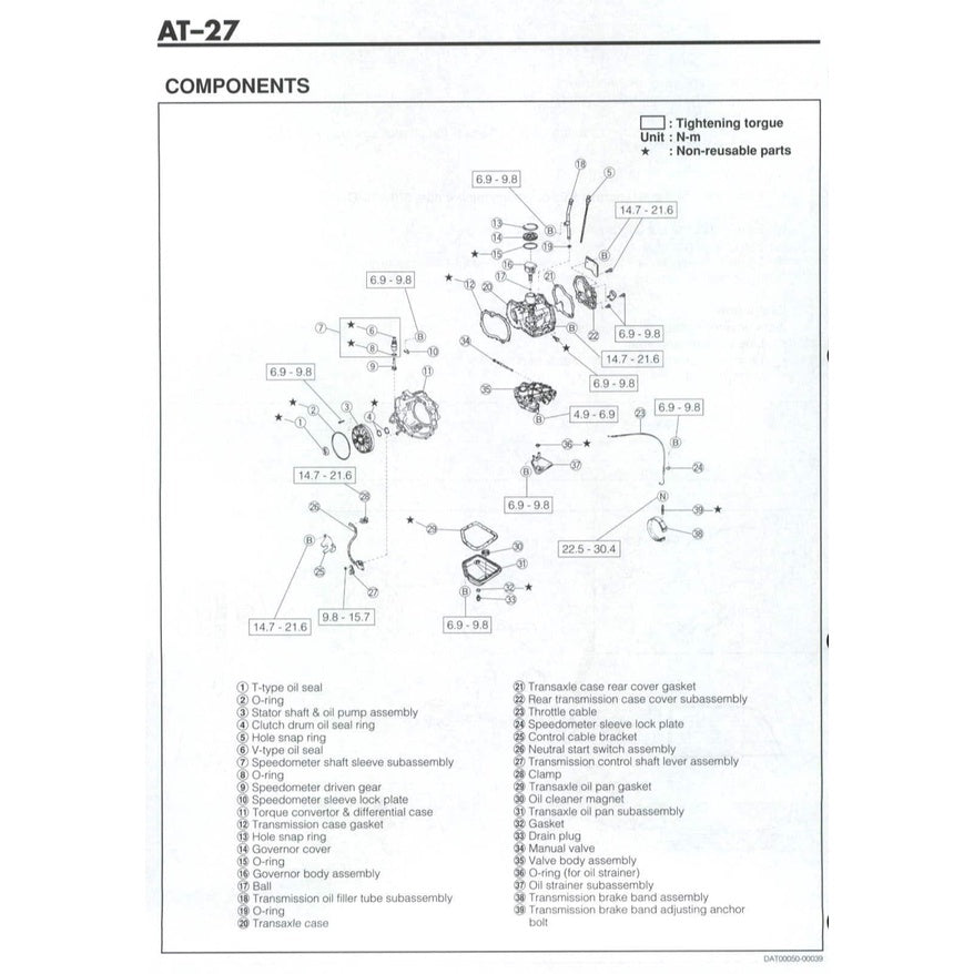 PERODUA KANCIL MK2 (2002-2009) SERVICE WORKSHOP MANUAL