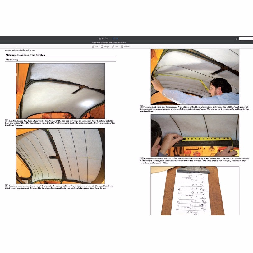 AUTOMOTIVE UPHOLSTERY AND INTERIOR RESTORATION