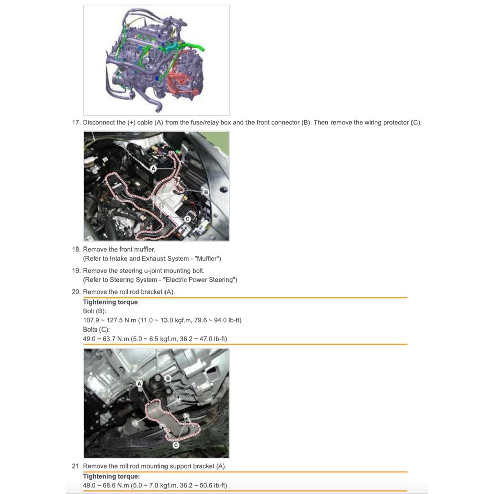 HYUNDAI TUCSON TL (2016-2021) SERVICE WORKSHOP MANUAL