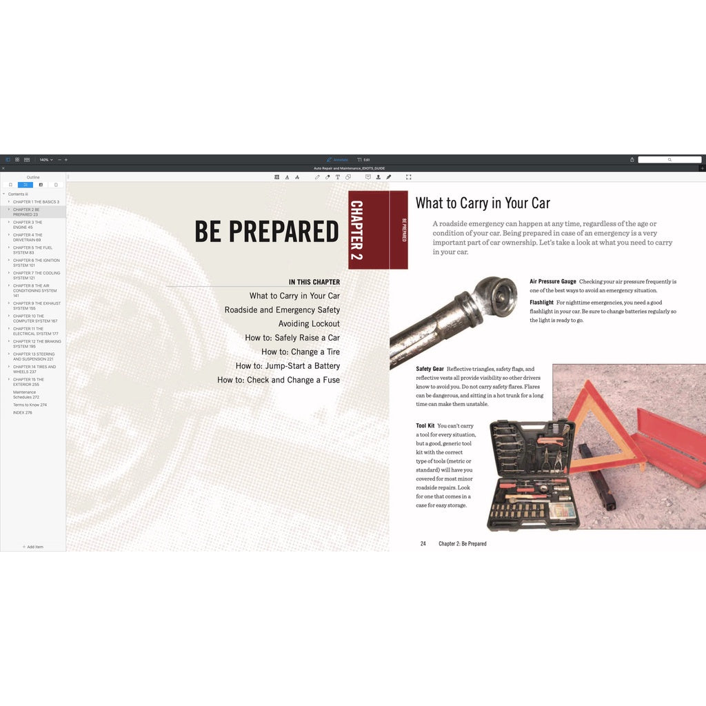 AUTO REPAIR & MAINTENANCE IDIOT'S GUIDE (2015)