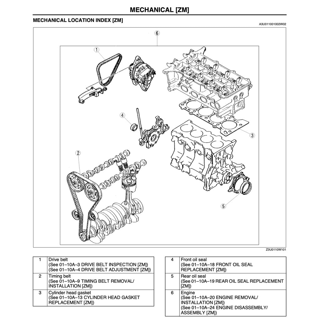 MAZDA 323 FAMILIA BJ (1998-2003) SERVICE WORKSHOP MANUAL