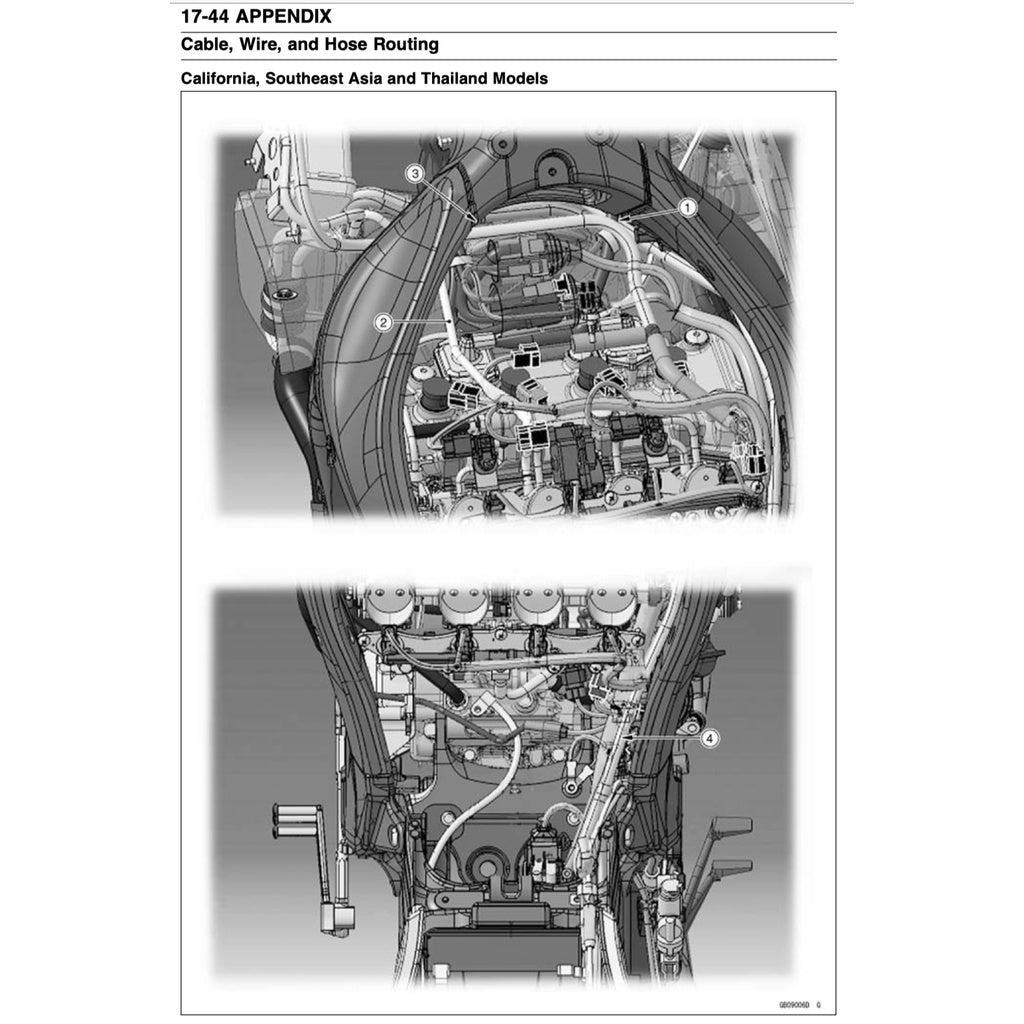 KAWASAKI ZX-6R (2009-2012) SERVICE WORKSHOP MANUAL + OWNER'S MANUAL