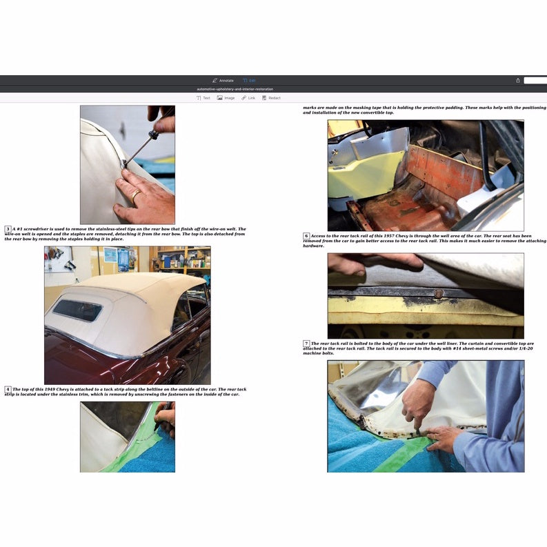 AUTOMOTIVE UPHOLSTERY AND INTERIOR RESTORATION