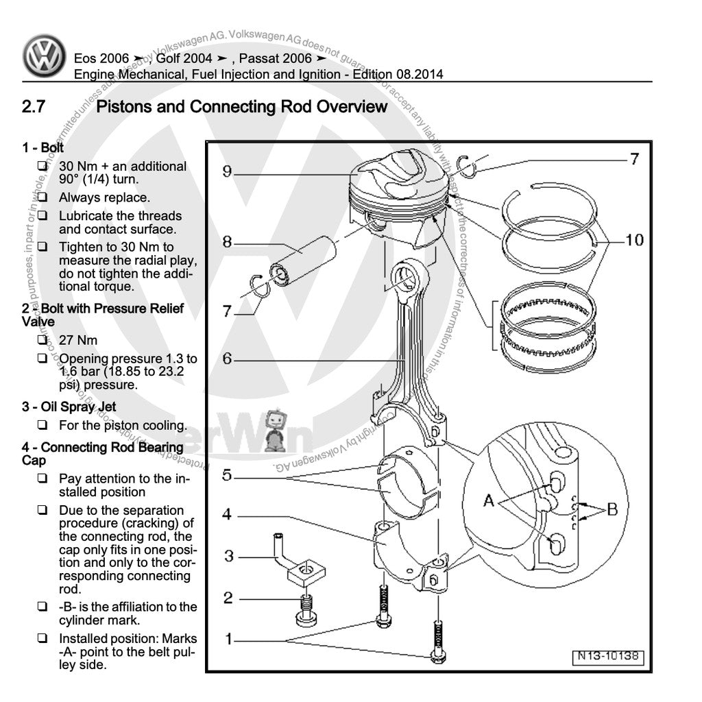 VW GOLF MK5 (2004-2009) SERVICE WORKSHOP MANUAL