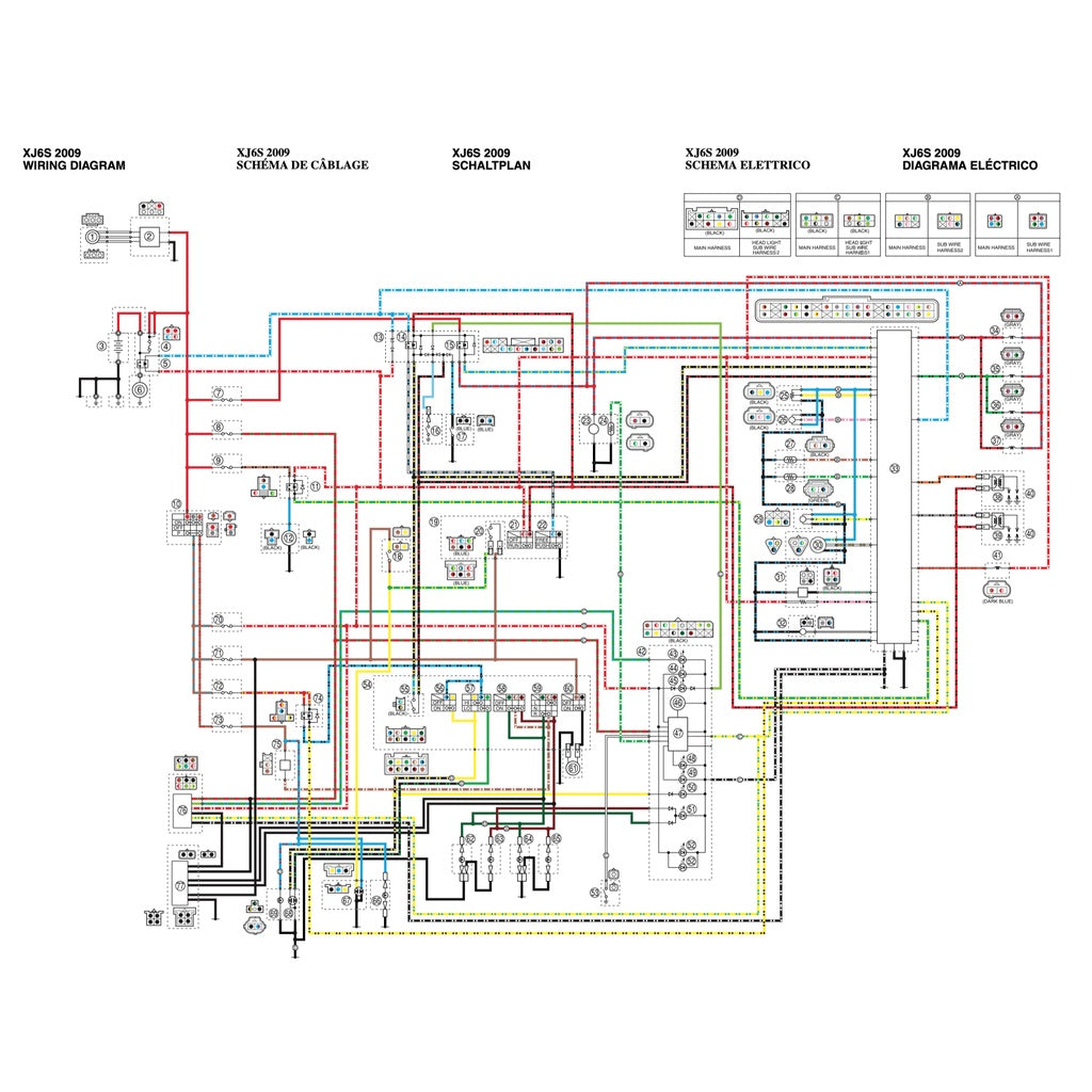 YAMAHA XJ6 DIVERSION (2009-2015) SERVICE WORKSHOP MANUAL + PARTS CATALOGUE + OWNER'S MANUAL