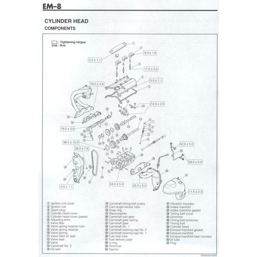 PERODUA KANCIL MK2 (2002-2009) SERVICE WORKSHOP MANUAL