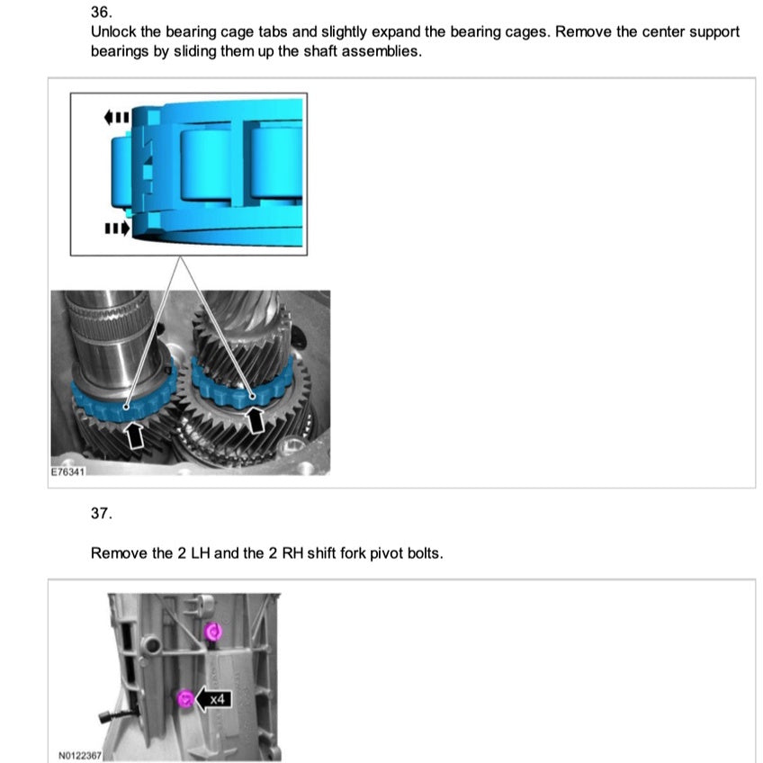 FORD MUSTANG S550 (2015-2021) SERVICE WORKSHOP MANUAL