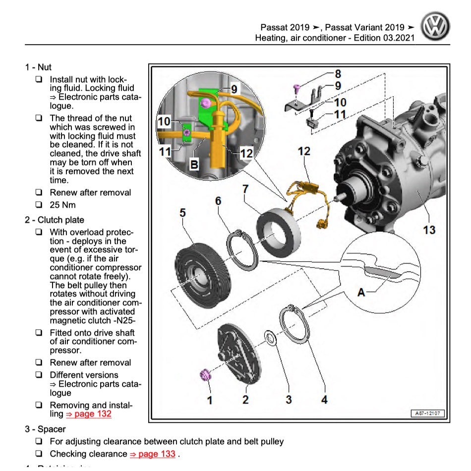VW PASSAT B8 (2015-2022) SERVICE WORKSHOP MANUAL