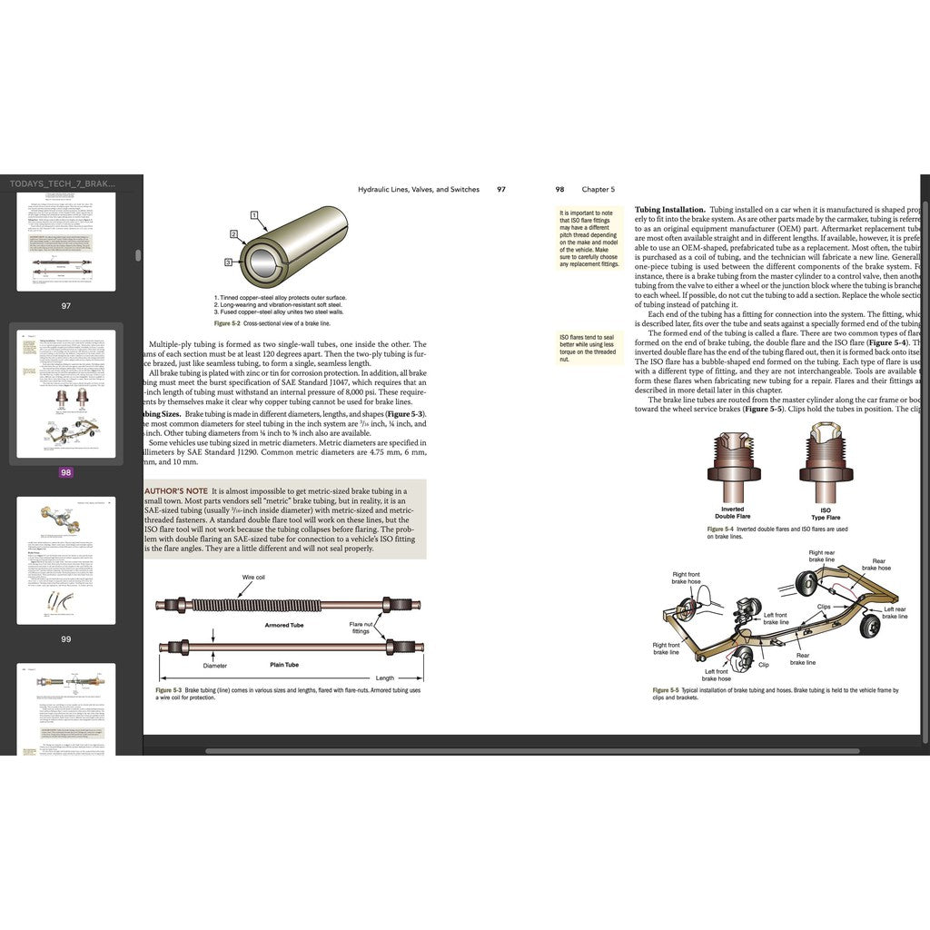 TODAY'S TECHNICIAN: AUTOMOTIVE BRAKE SYSTEMS - TRAINING & WORKSHOP MANUALS