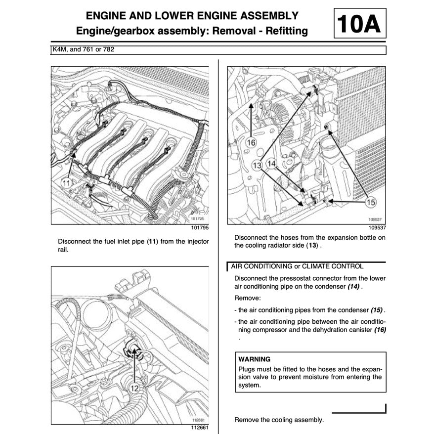 RENAULT SCENIC II J84 (2003-2009) SERVICE WORKSHOP MANUAL