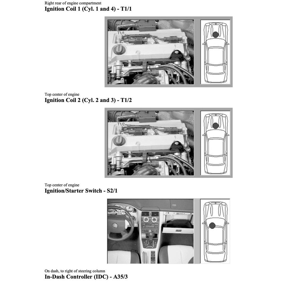 MERCEDES BENZ SLK-CLASS R170 - M111 (1997-2004) SERVICE WORKSHOP MANUAL