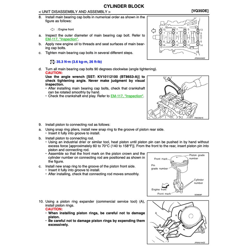 NISSAN ELGRAND HIGHWAY STAR E52 (2010-2021) SERVICE WORKSHOP MANUAL