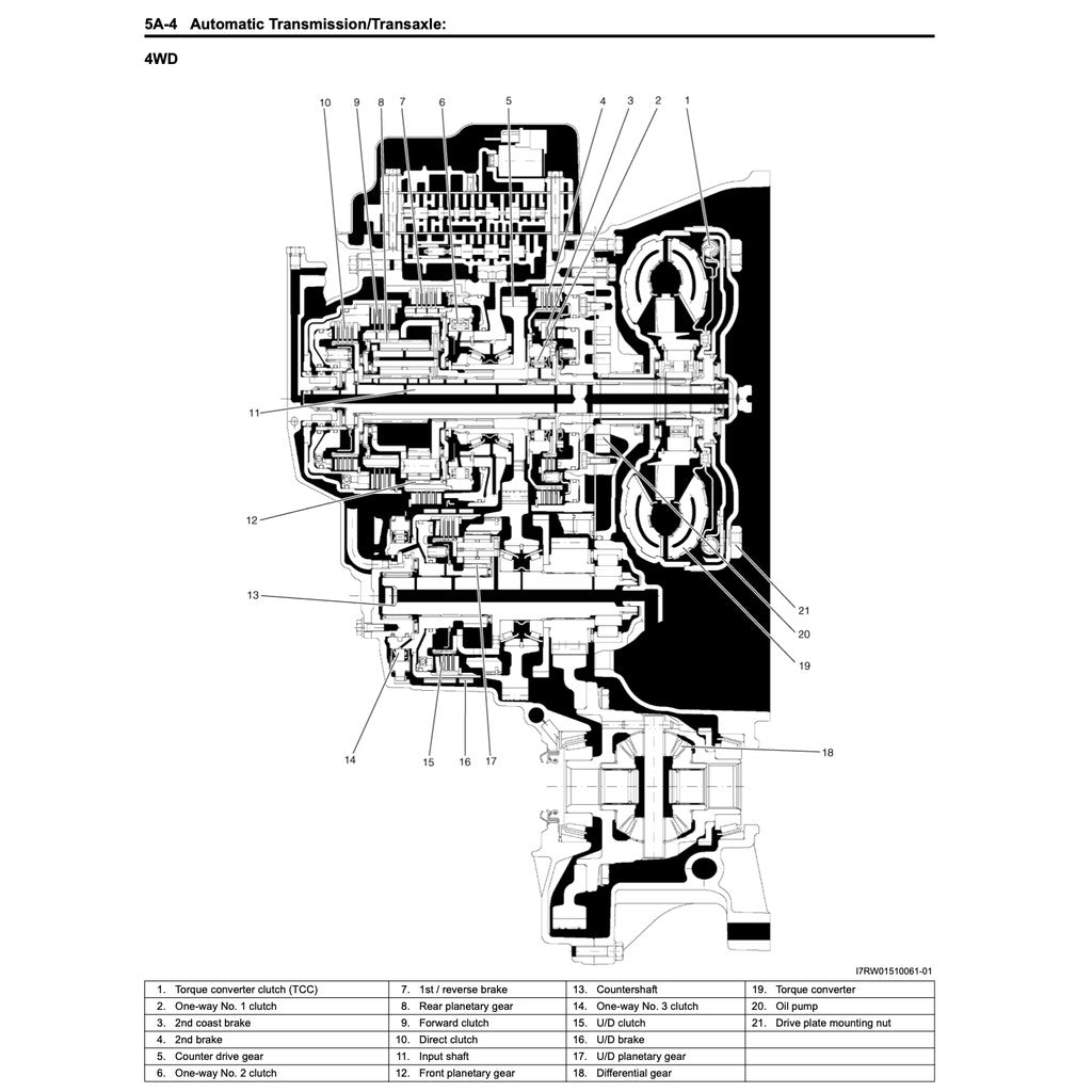 SUZUKI SX4 (2007-2012) SERVICE WORKSHOP MANUAL