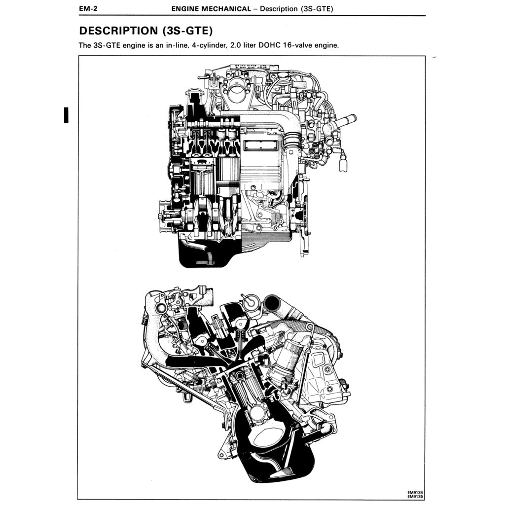 TOYOTA MR-2 SW20 (1989-1999) SERVICE WORKSHOP MANUAL