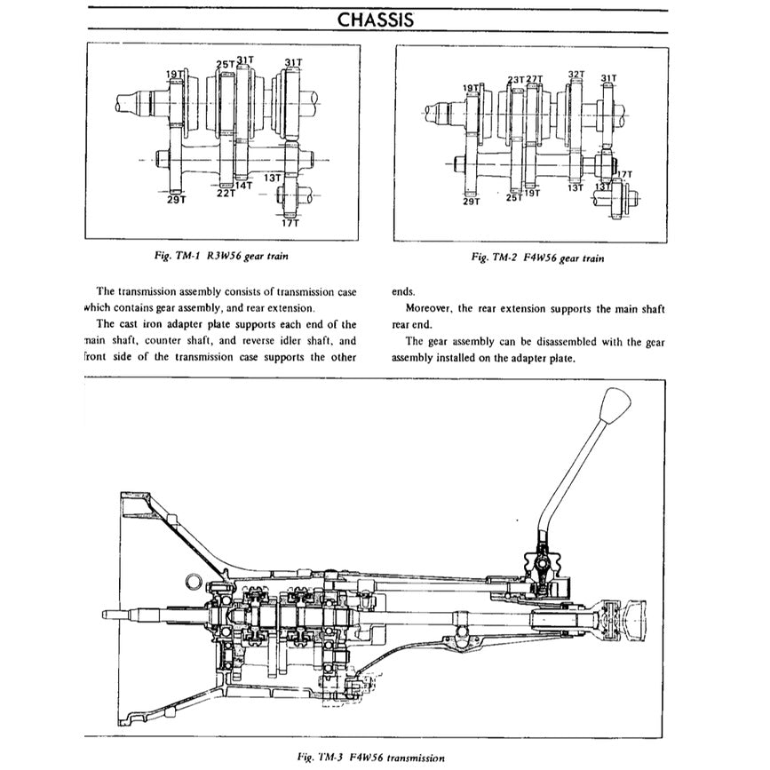 DATSUN 1200 B110 (1970-1973) SERVICE WORKSHOP MANUAL