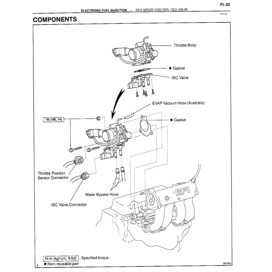 TOYOTA ENGINE 7K & 7K-E (EFI) SERVICE REPAIR WORKSHOP MANUAL - TOYOTA LITEACE TOWNACE UNSER KIJANG