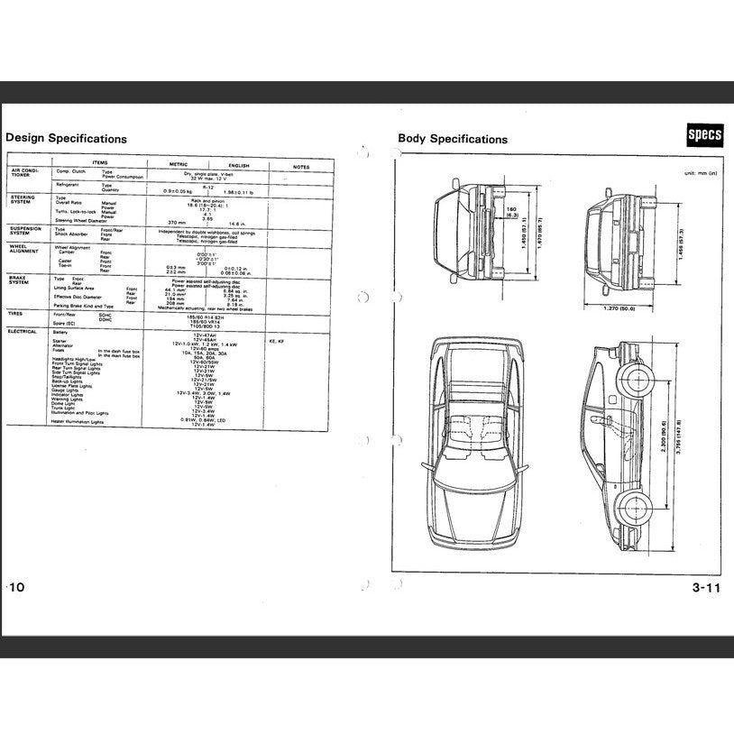 HONDA CIVIC & CRX 4 ED/EE/EF/SH (1988-1991) SERVICE WORKSHOP MANUAL