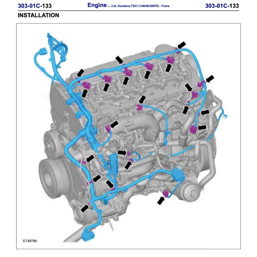 MAZDA BT50 BT-50 UP/UR (2011-2020) SERVICE WORKSHOP MANUAL