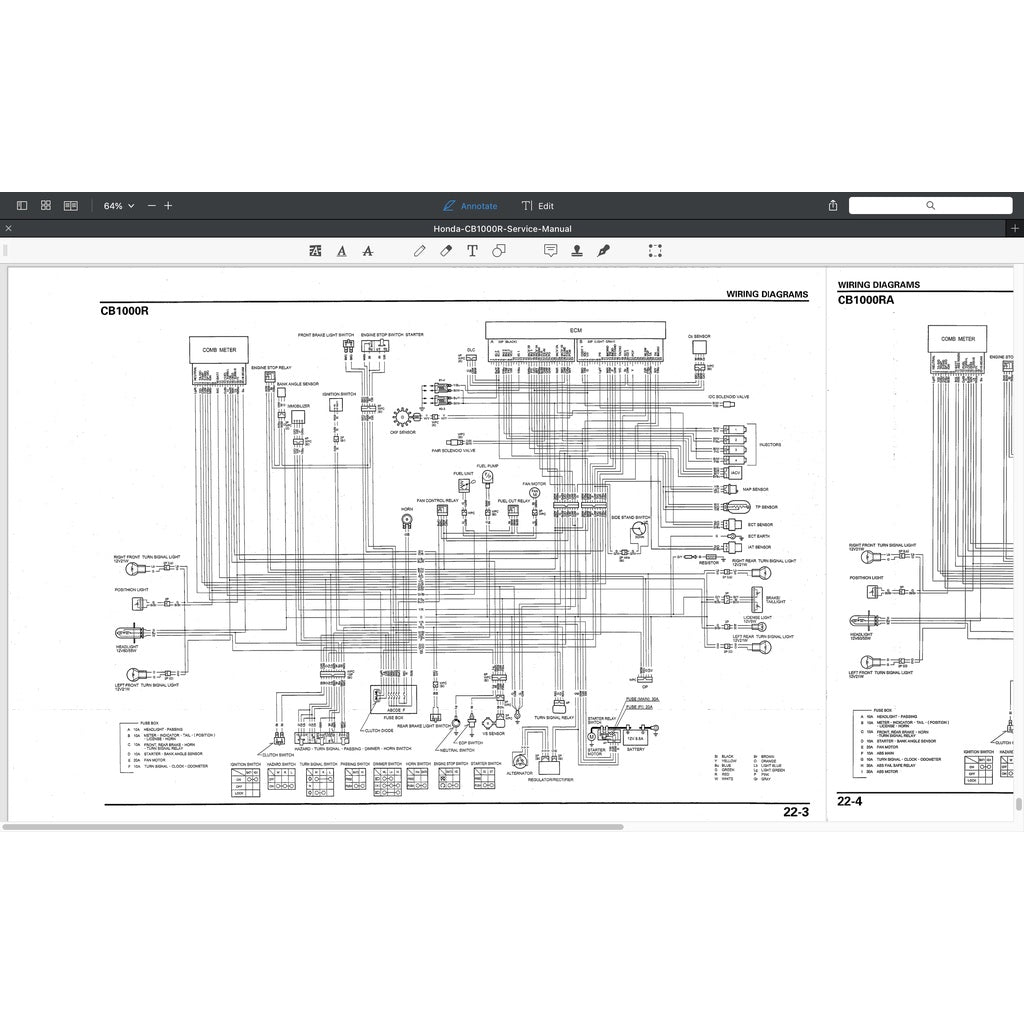 HONDA CB1000R SC60 (2009-2017) SERVICE WORKSHOP MANUAL + OWNER'S MANUAL / CB 1000 R