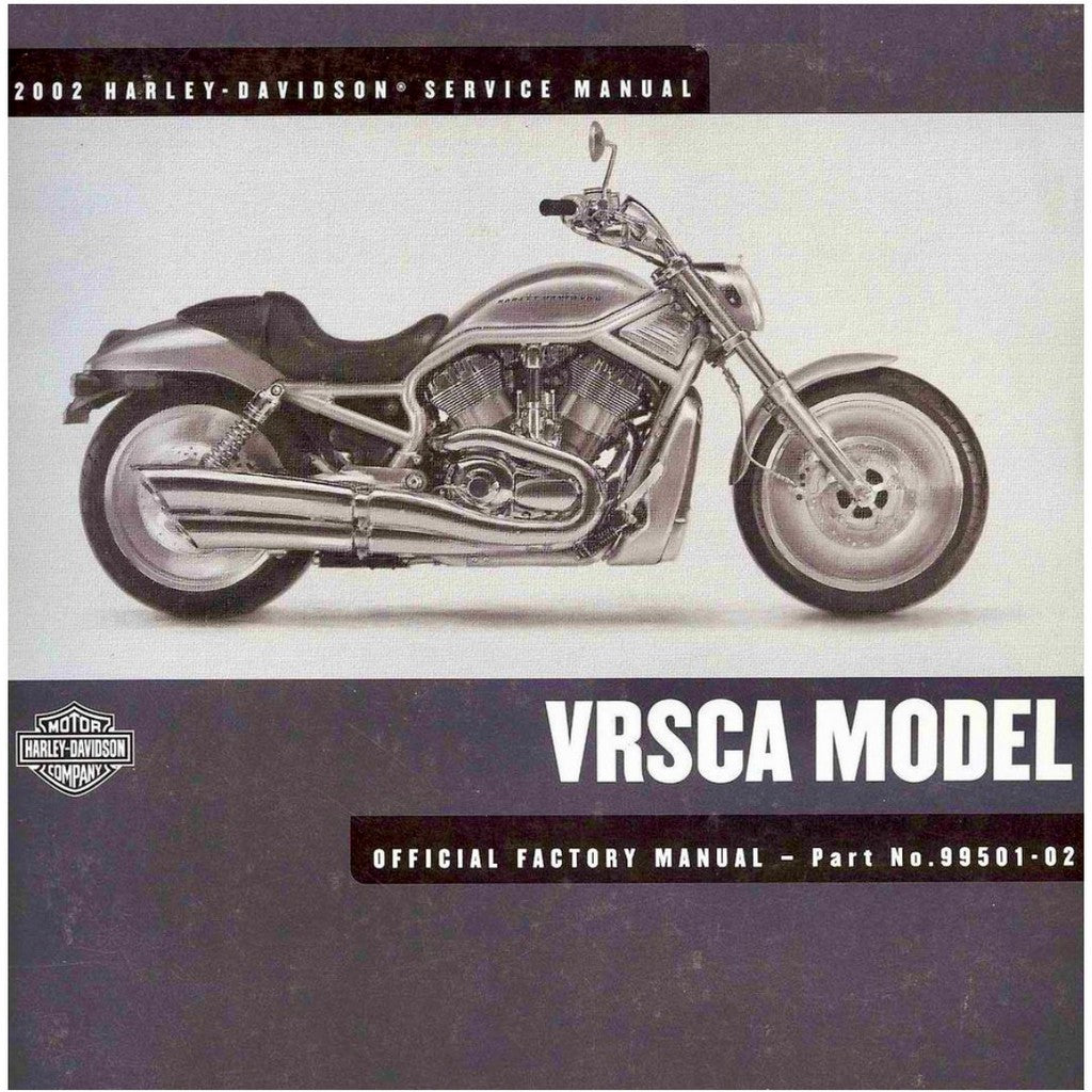 HARLEY DAVIDSON V-ROD VRSCA (2002-2003) SERVICE WORKSHOP MANUAL + PARTS CATALOGUE