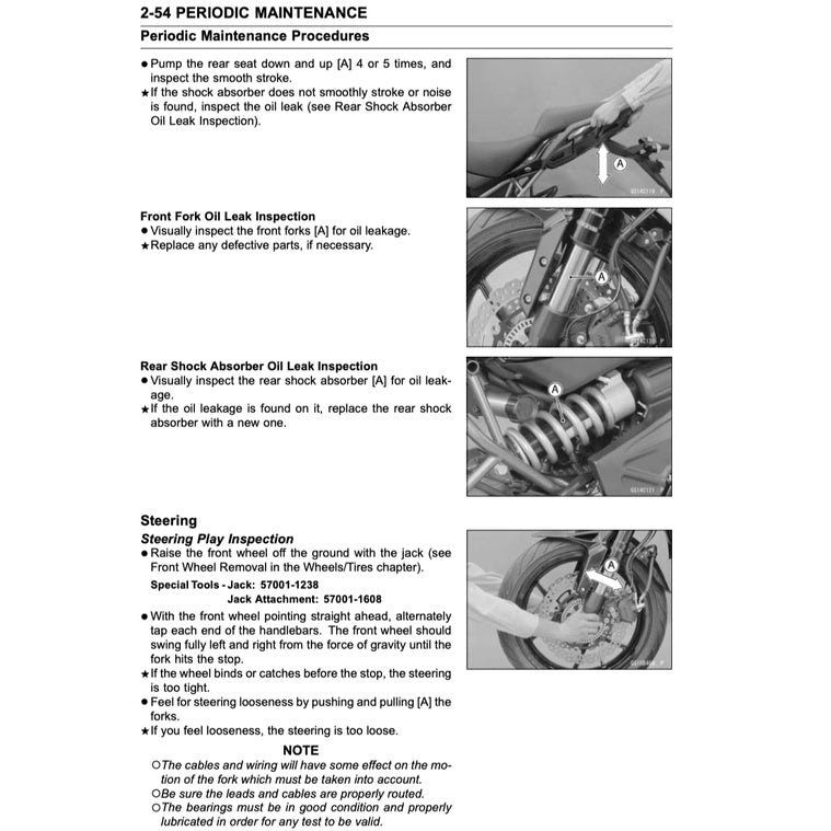 KAWASAKI VERSYS KLE 650 (2015+) SERVICE WORKSHOP MANUAL+ PARTS CATALOGUE + OWNER'S MANUAL