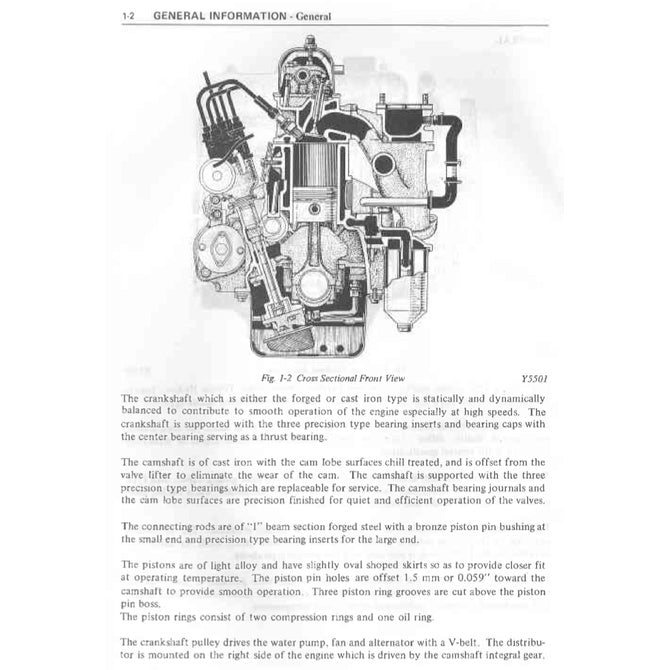 TOYOTA ENGINE 2R/12R SERVICE WORKSHOP MANUAL