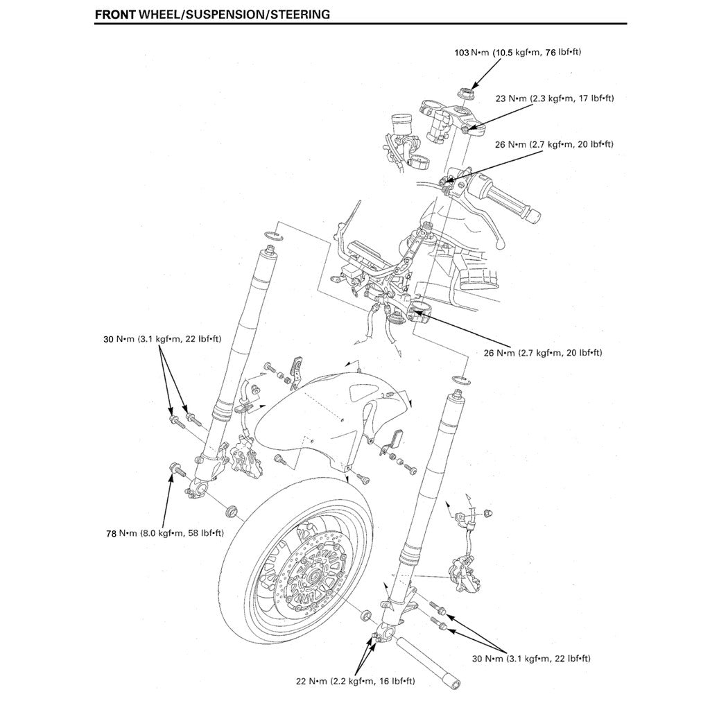 HONDA CBR954RR FIREBLADE (2002-2003) SERVICE REPAIR MANUAL + PARTS CATALOGUE + OWNER'S MANUAL