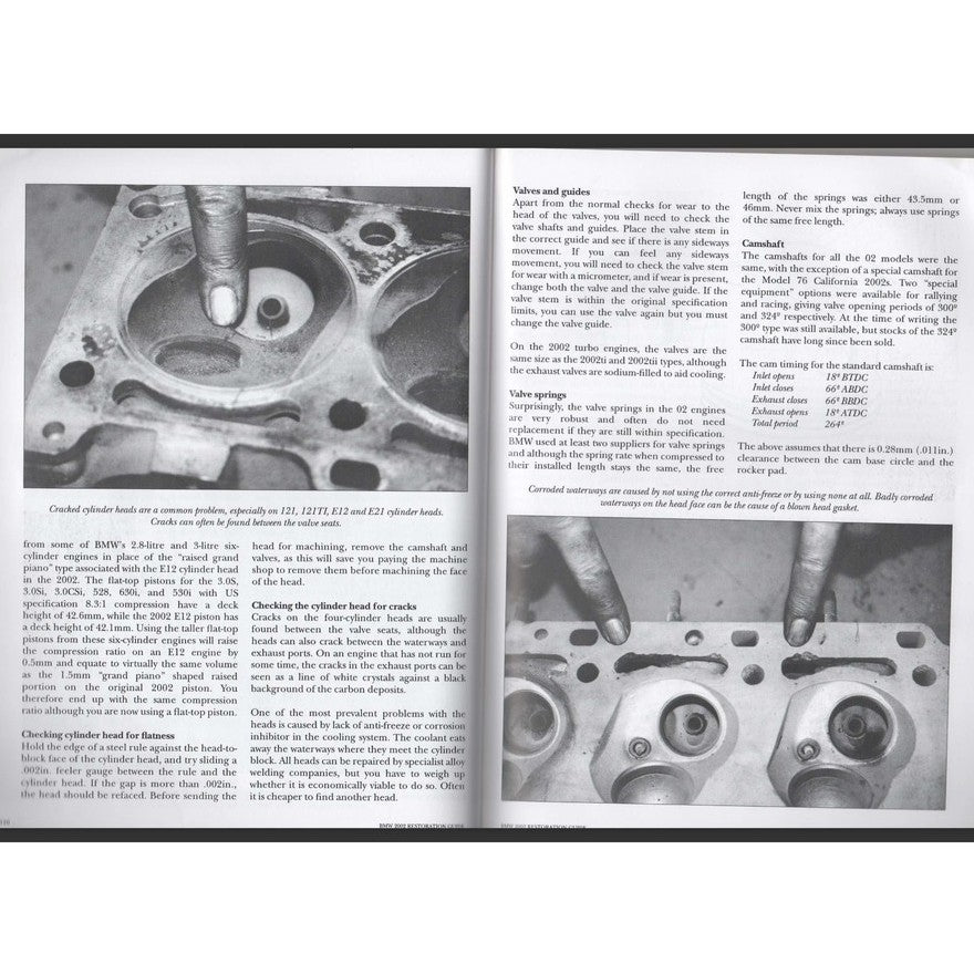 BMW '02 RESTORATION GUIDE, Mike Macartney, Brooklands 1998