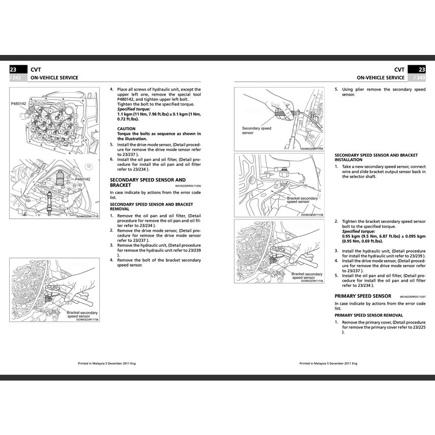 PROTON EXORA BOLD FZ CPS/CFE (2009-2017) SERVICE WORKSHOP MANUAL