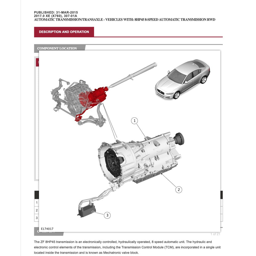 JAGUAR XE X760 (2015-2023) SERVICE WORKSHOP MANUAL