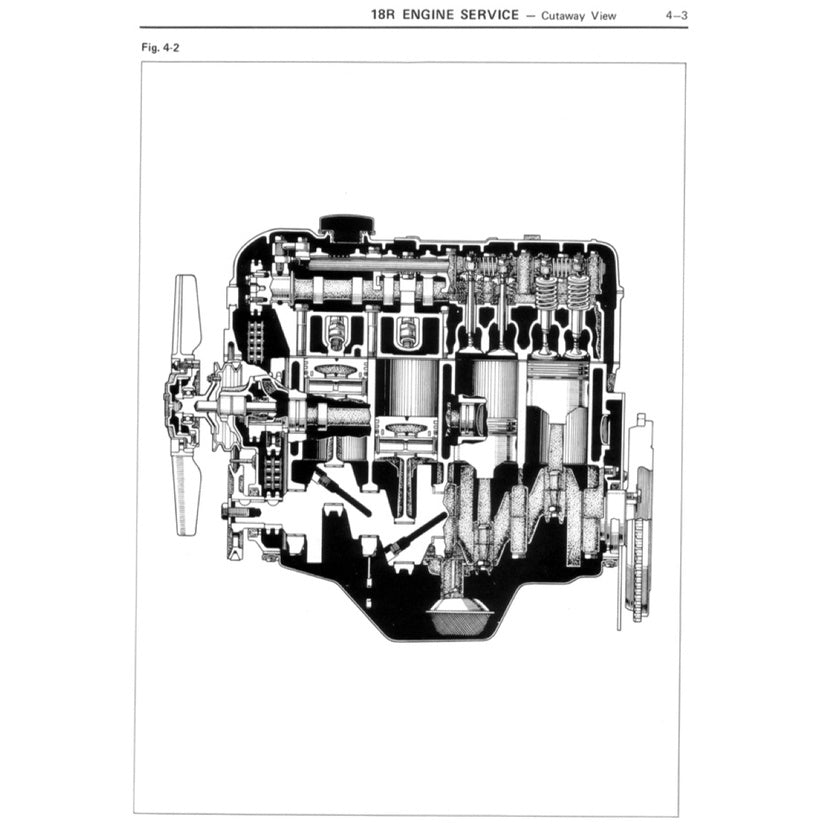 TOYOTA ENGINE 18R /18R-C/ 18R-G SERVICE WORKSHOP MANUAL
