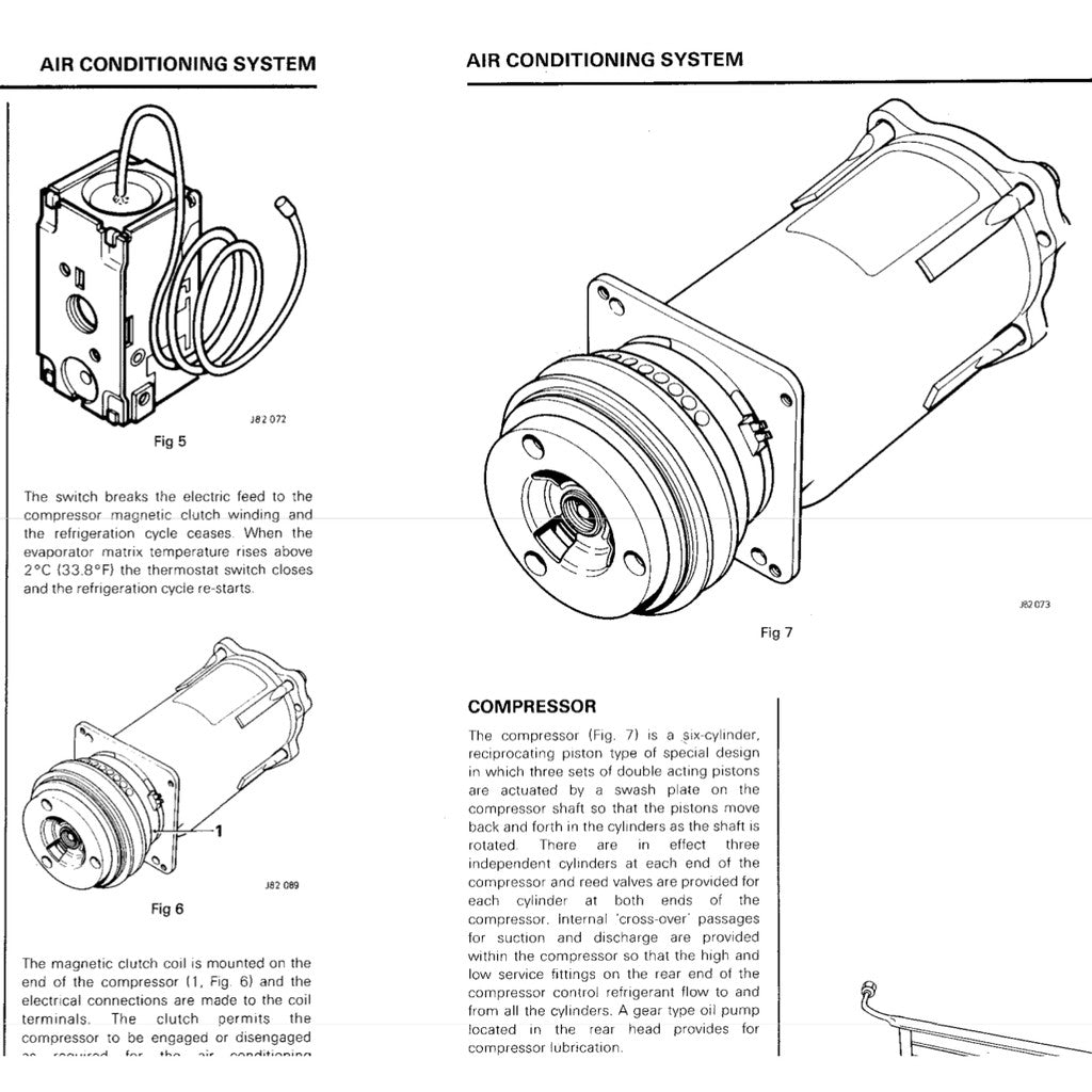 JAGUAR XJ-S(C) 3.6L (1981-1991) REPAIR OPERATION MANUAL (ROM)