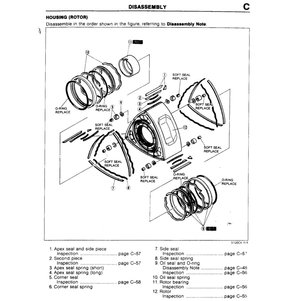 MAZDA RX-7 FD (1993-1997) SERVICE WORKSHOP MANUAL + WIRING DIAGRAM + ELECTRICAL TROUBLESHOOTING MANUAL