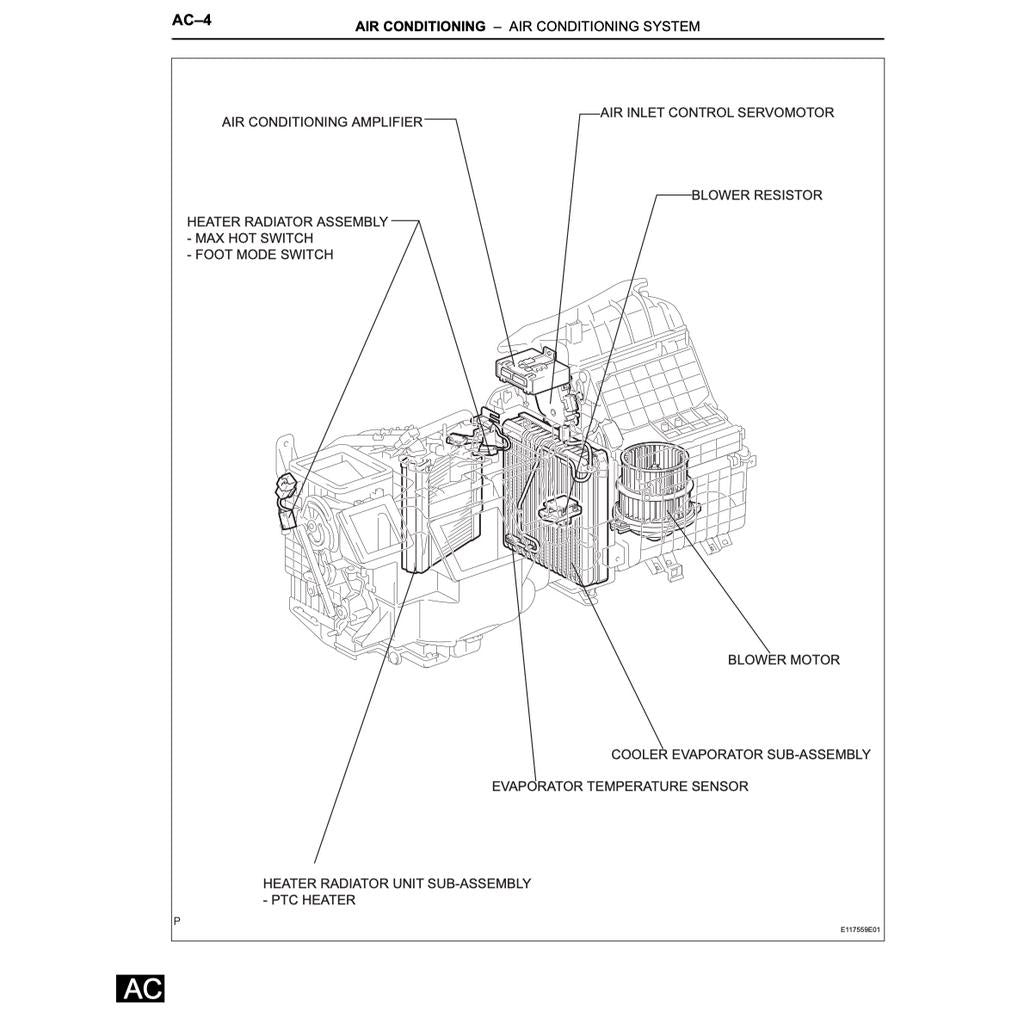 TOYOTA IST SCION XA NCP61 (2004-2007) SERVICE WORKSHOP MANUAL