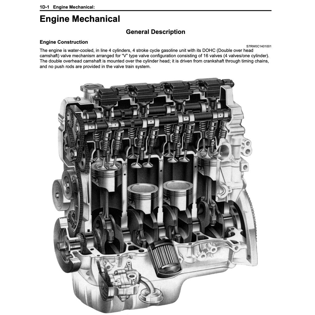 SUZUKI SX4 (2007-2012) SERVICE WORKSHOP MANUAL
