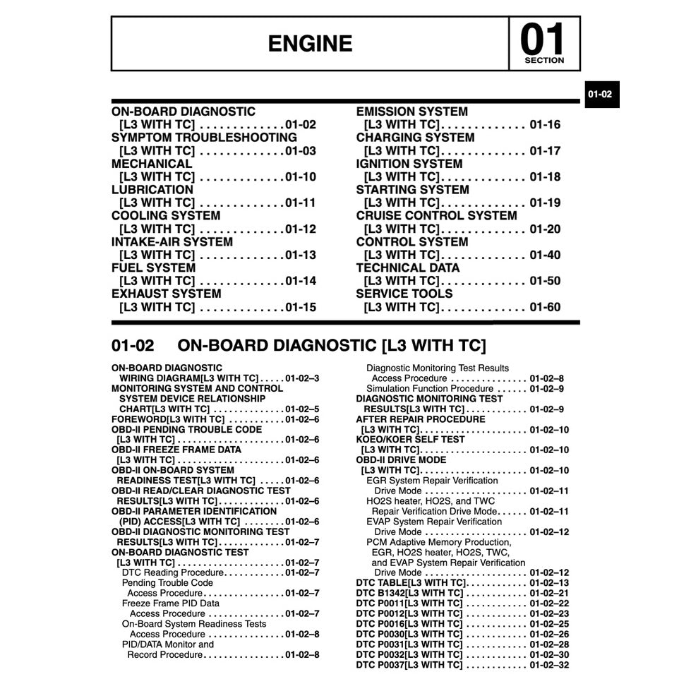 MAZDA CX-7 ER (2007-2012) SERVICE WORKSHOP MANUAL